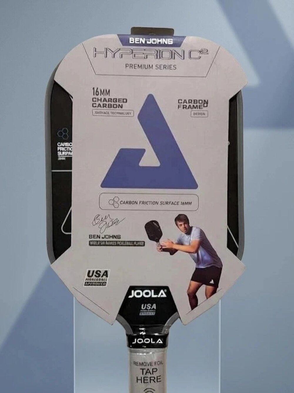 OOLA Hyperion C2 16mm Pickleball Paddle Ben Johns Carbon Surface NEW